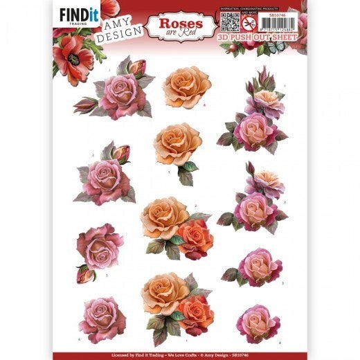 SB10746 pink roses