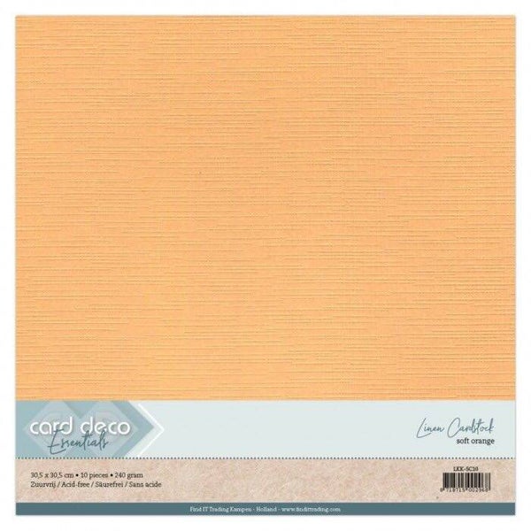 Cardstock linnenkarton zalm