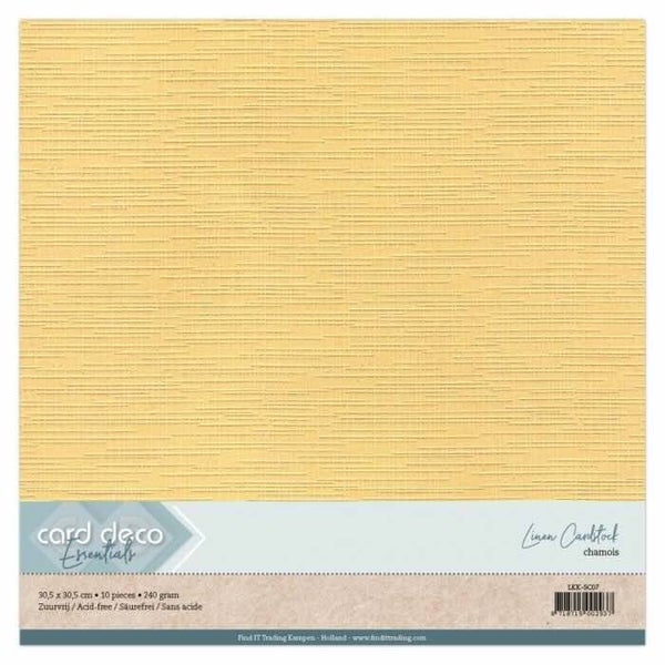 Cardstock linnenkarton chamois