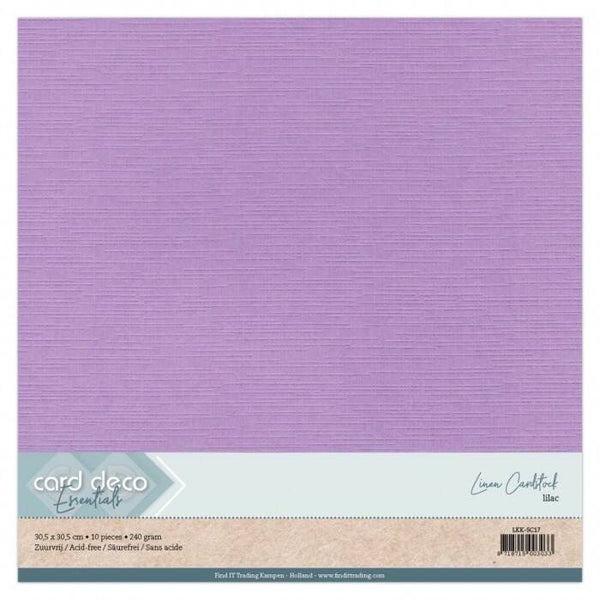 Cardstock linnenkarton lila
