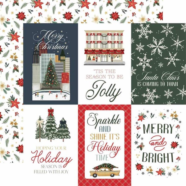 Christmas in the city - 4 x 6 journaling cards