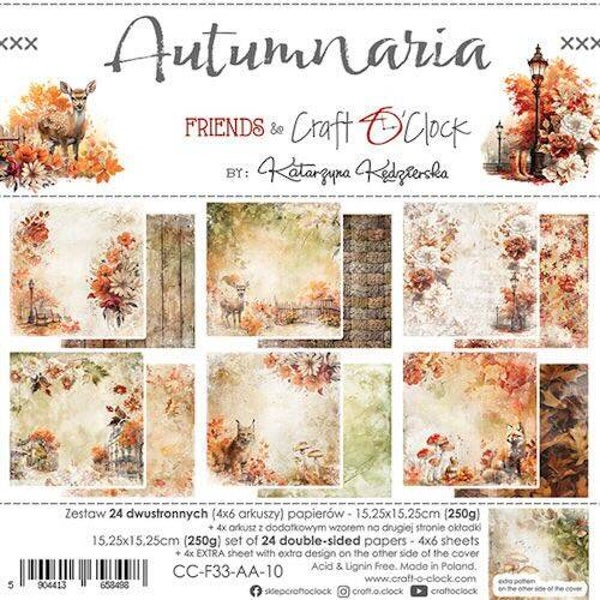 CC-F33-AA-10 paper pack 15 x 15 cm - autumnaria