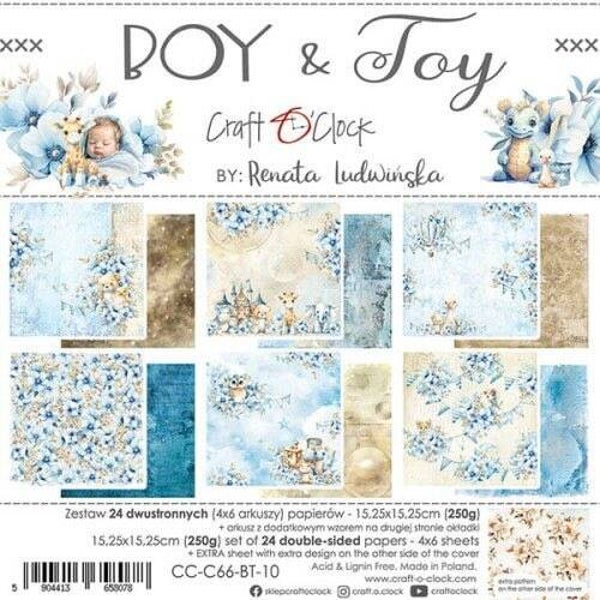 CC-C66-BT-10 paper pack 15 x 15 cm - boy & toy