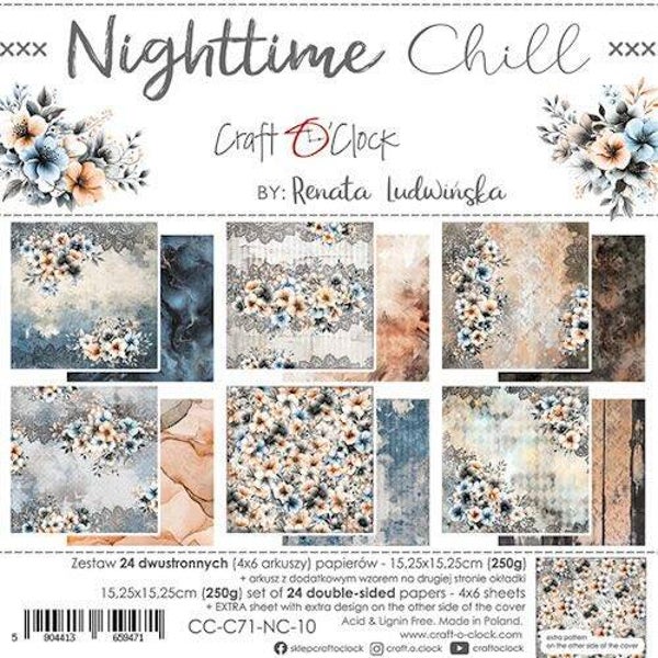 CC-C71-NC-10 paper pack 15 x 15 cm - nighttime chill
