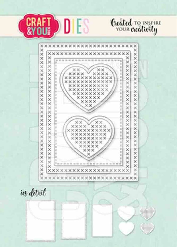 CYD-CW345 ATC cross stitches