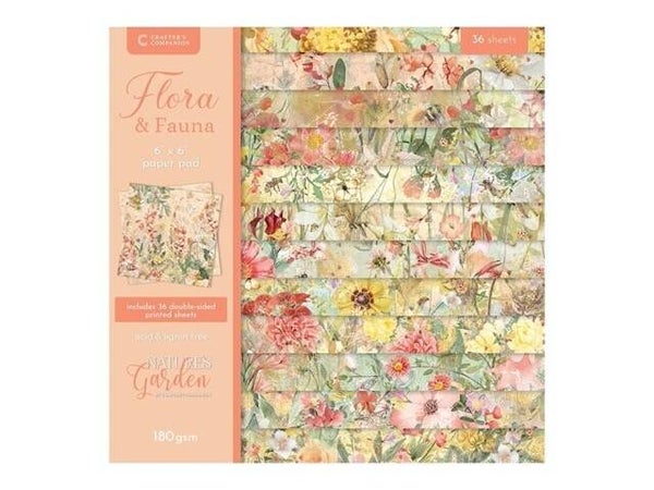 NG-FF-PAD6 paper pad 15 x 15 cm - flora & fauna