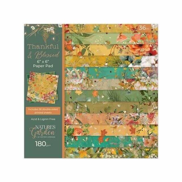 NG-TAB-PAD6 paper pad 15 x 15 cm - thankful & blessed