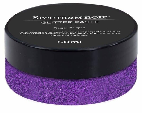 Glitter paste - regal purple