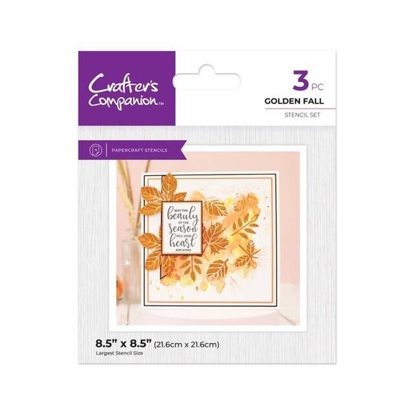 CC-STEN-GOLFA stencil set - golden fall