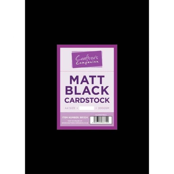 A4 karton mat zwart