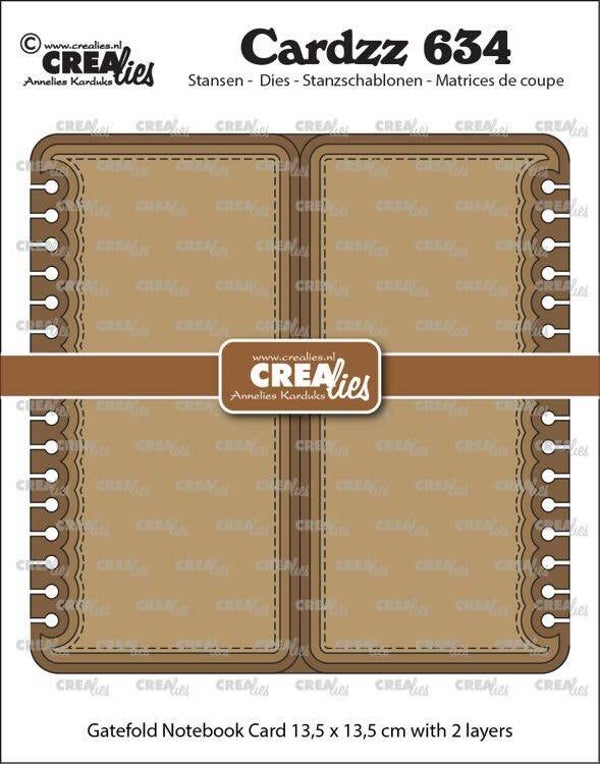 CLCZ634 cardzz- gatefold notebook card