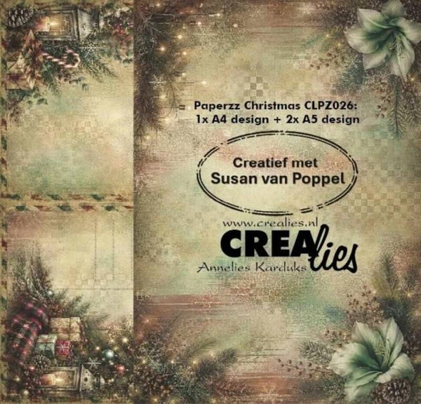 CLPZ026 Paperzz designpapier - kerst B