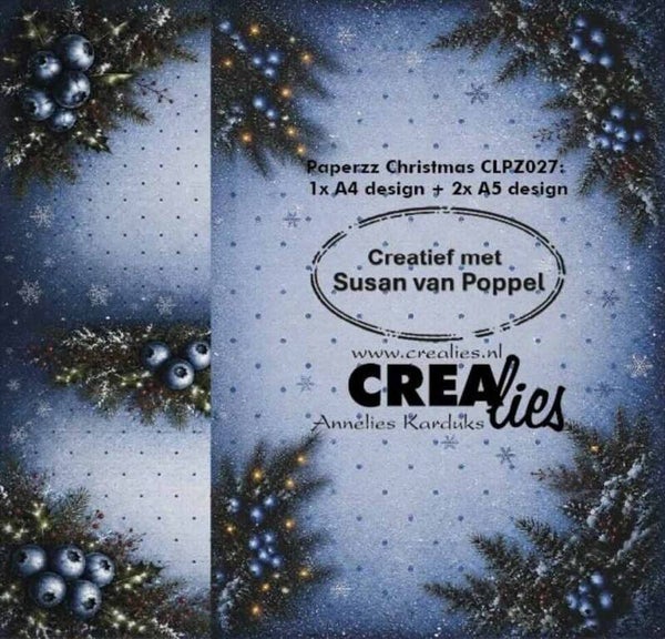 CLPZ027 Paperzz designpapier - kerst C