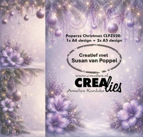 CLPZ028 Paperzz designpapier - kerst D