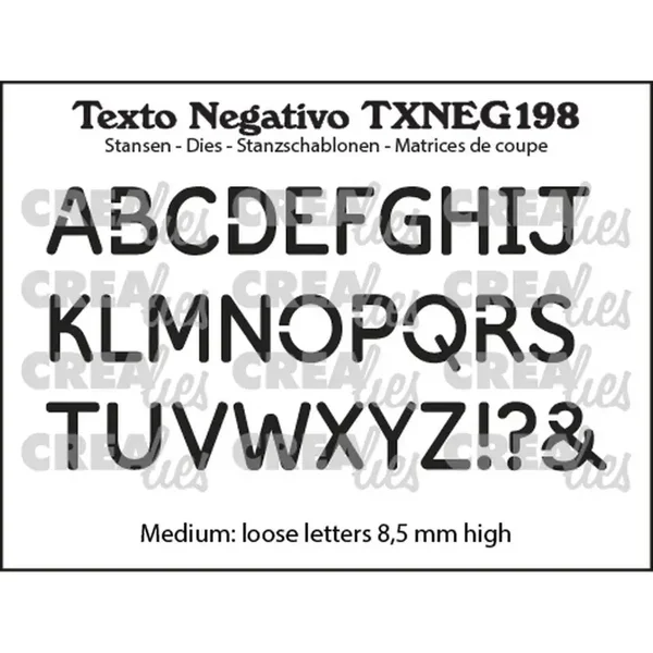 TXNEG198 alfabet middel