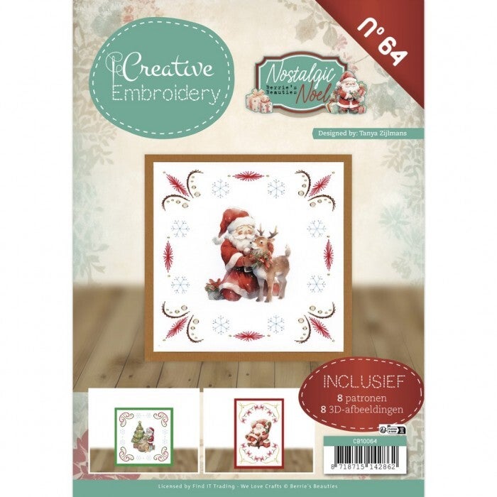 CB10064 creative embroidery - nostalgic noel