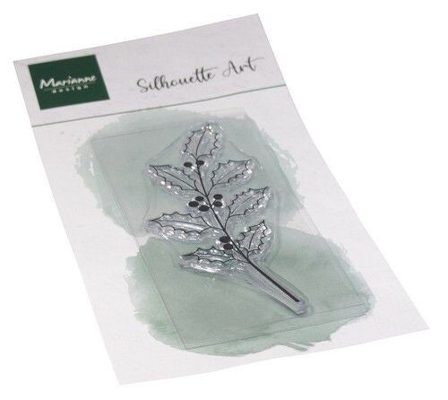 CS1142 silhouette art - holly