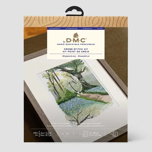 BK2016 DMC borduurpakket - spring scenery