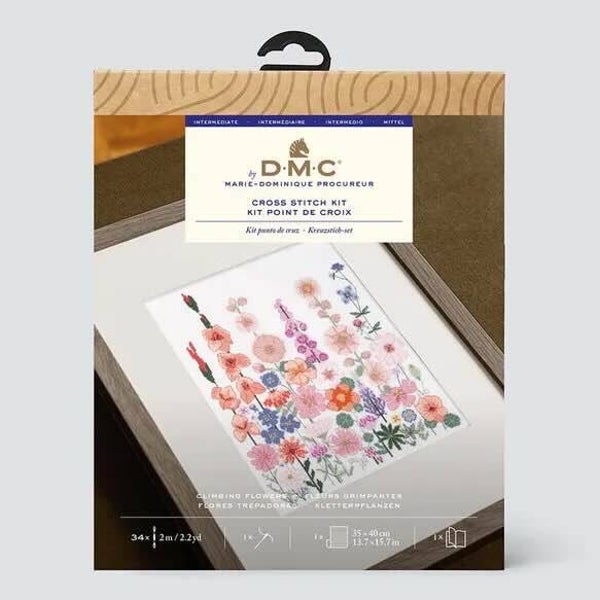 BK1987 DMC borduurpakket - climbing flowers