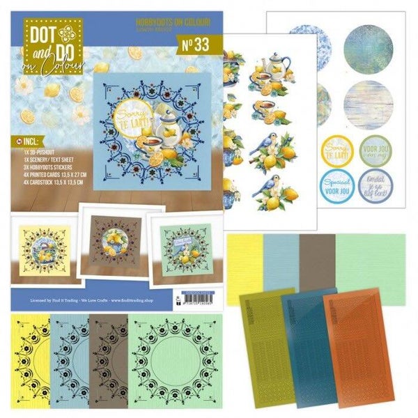 DODOOC10033 dot & do on colour set nr.33 - lemon breeze