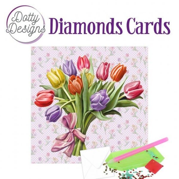 DDDC1195 Diamond Cards - tulip dreams 1