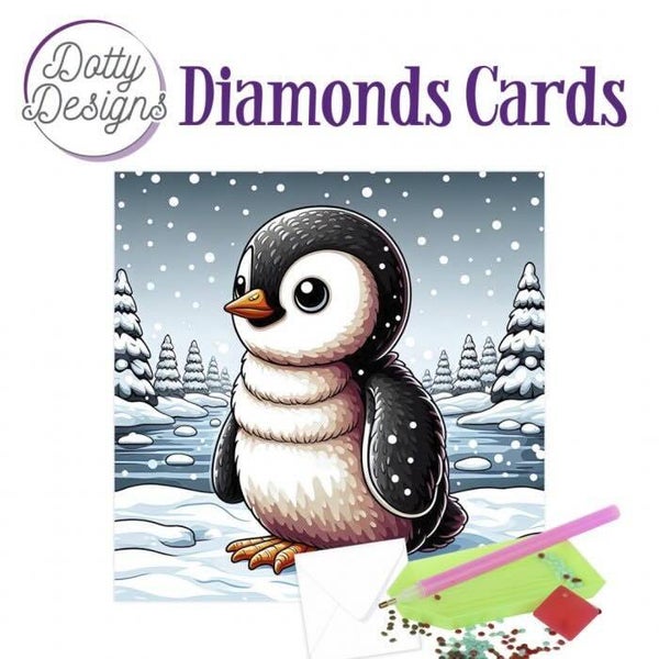 DDDC1209 Diamond Cards - penguin 2