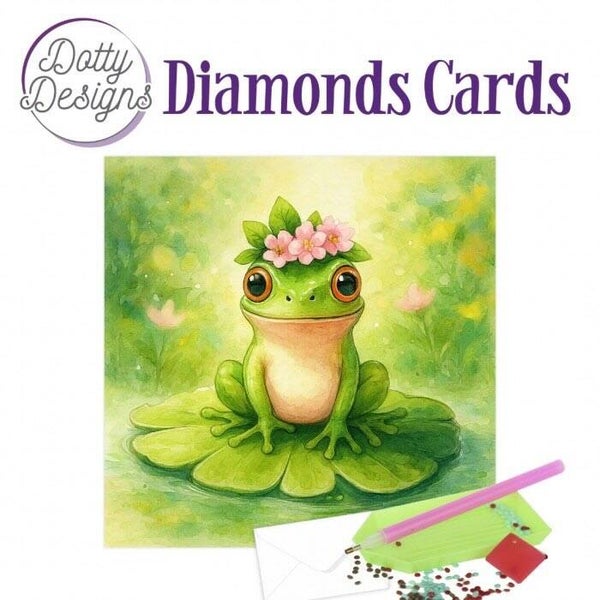 DDDC1225 Diamond Cards - frog