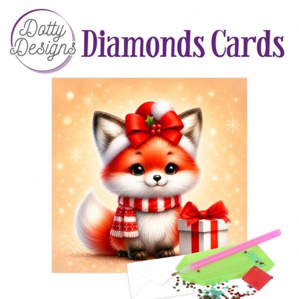 DDDC1235 Diamond Cards - merry little fox