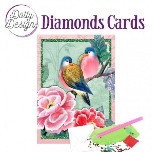 DDDC1126 Diamond Cards - birds & flowers
