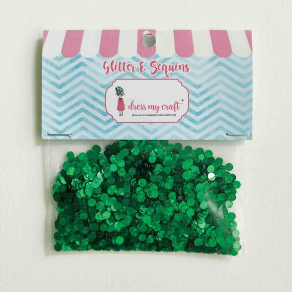 Shaker elements - confetti christmas green