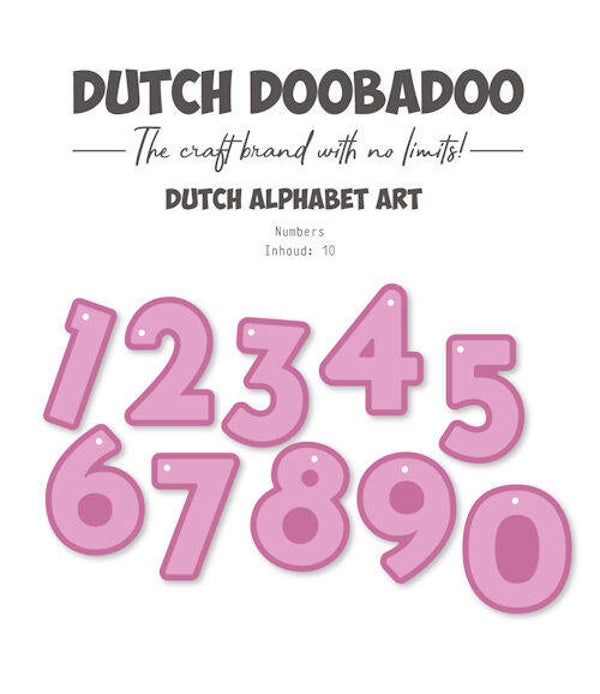 DDBD alphabet art - numbers