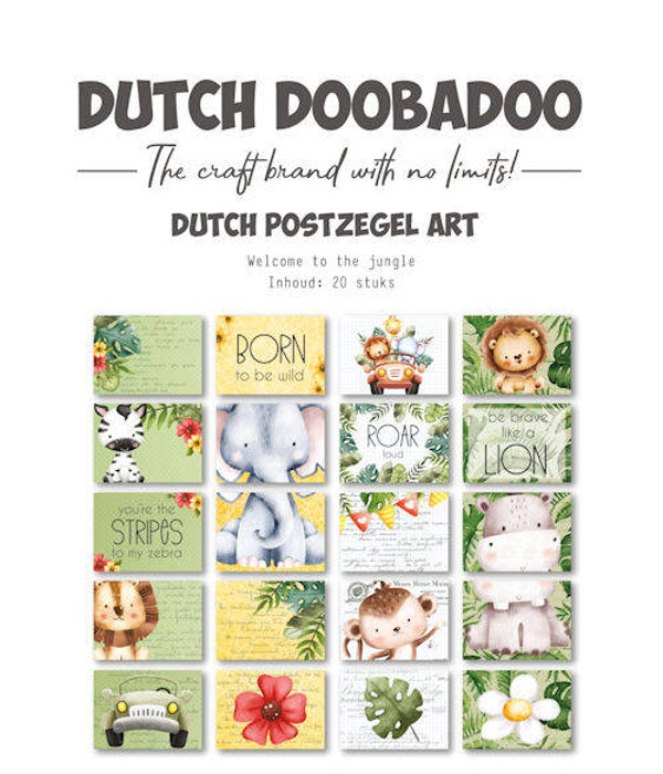 DDBD postzegel art - welcome to the jungle