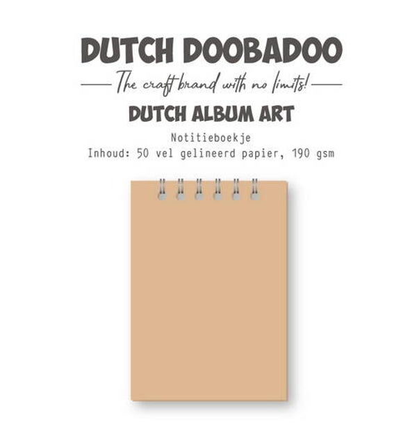 Dutch MDF art - journal notebook A6