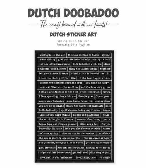 DDBD sticker art - spring is in the air