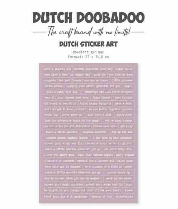 DDBD sticker art - woodland springs