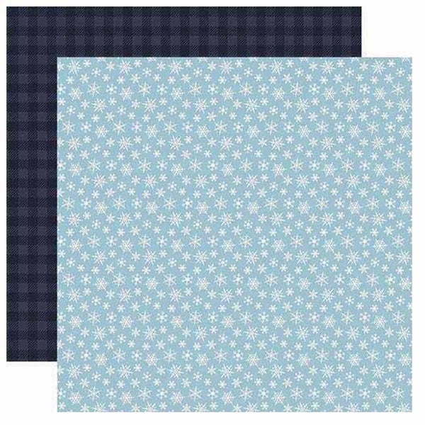 Snowed in - blizzarding blue