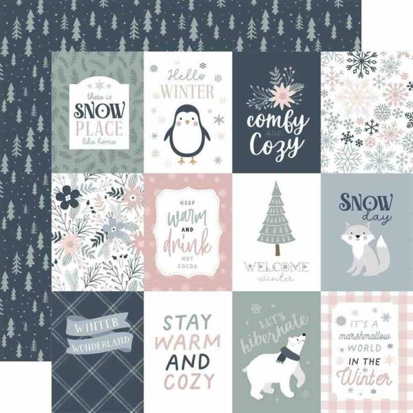 Winterland - 3x4 journaling cards