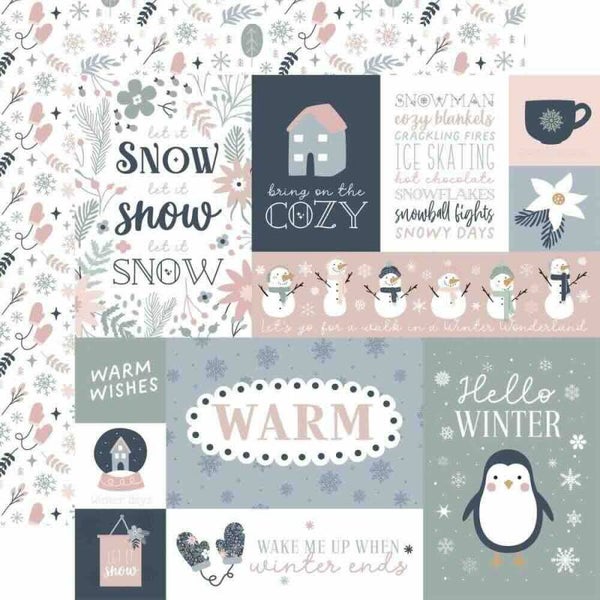 Winterland - multi journaling cards