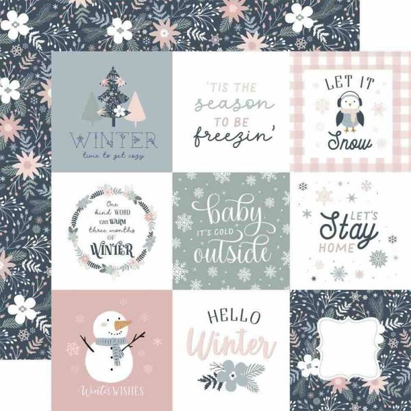 Winterland - 4x4 journaling cards