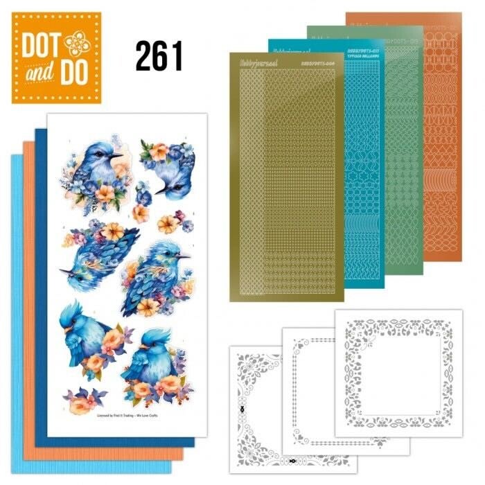 DODO261 dot & do set nr.261 blue bird