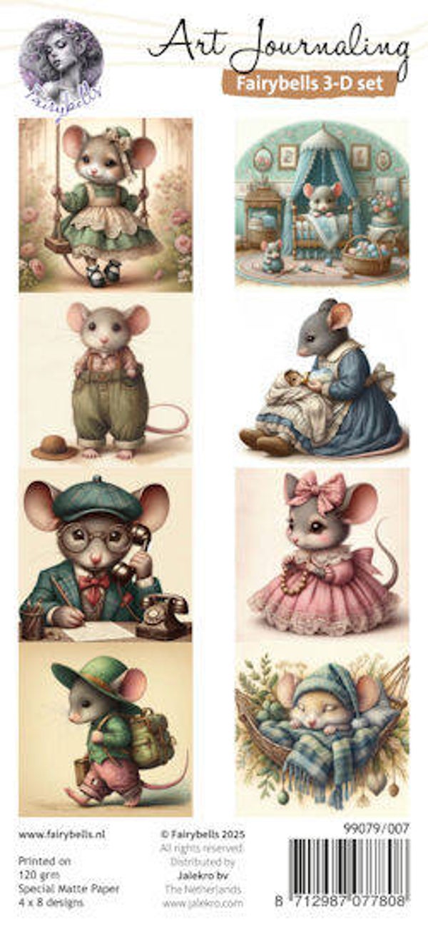 Fairybells 3D-set nr.7