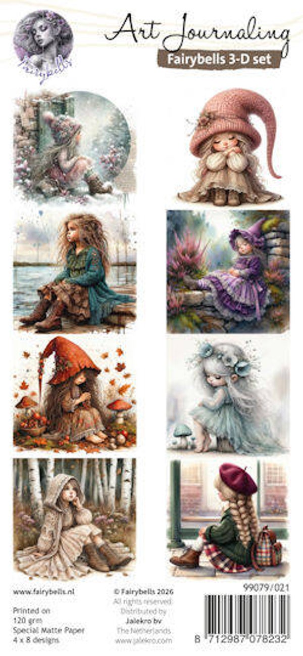 Fairybells 3D-set nr.21 timeless
