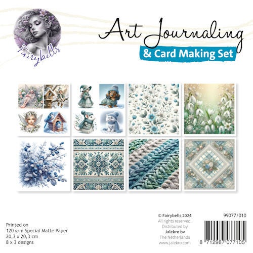 Fairybells Art journaling & card making set 20 x 20 cm nr.10