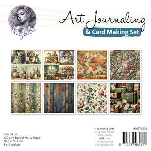 Fairybells Art journaling & card making set 20 x 20 cm nr.8