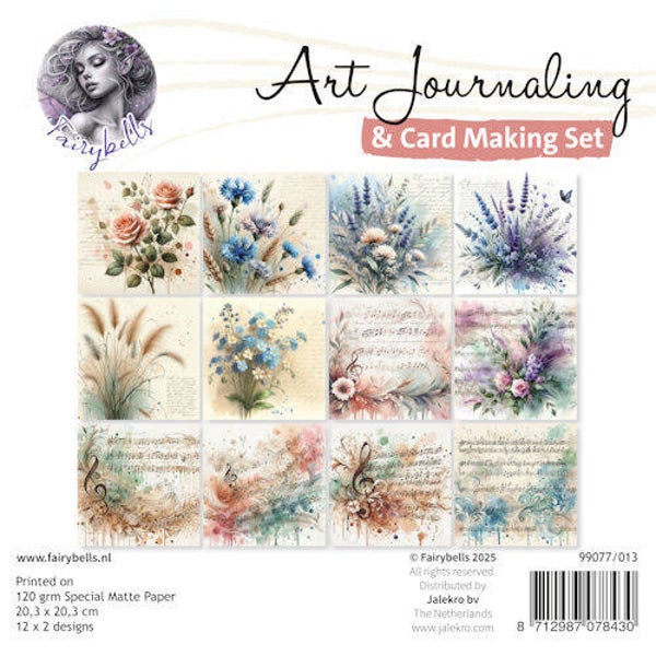 Fairybells Art journaling & card making set 20 x 20 cm nr.13