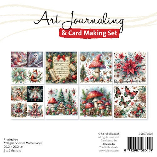 Fairybells Art journaling & card making set 20 x 20 cm nr.2