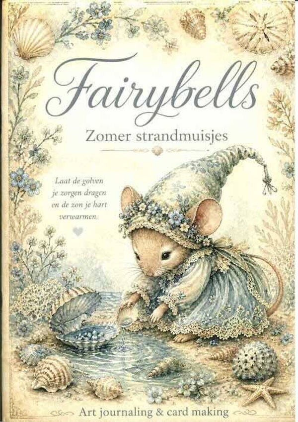 Fairybells A4 collageboek - zomer strandmuisjes