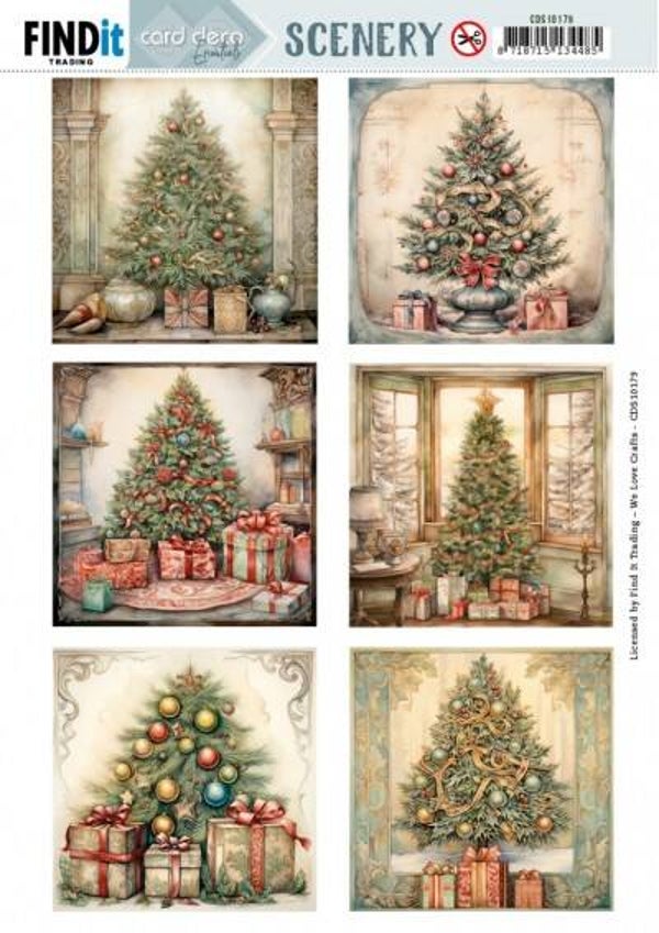 CDS10179 christmas tree square