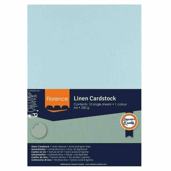A4 linnenkarton Florence - ocean