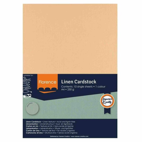 A4 linnenkarton Florence - parchment